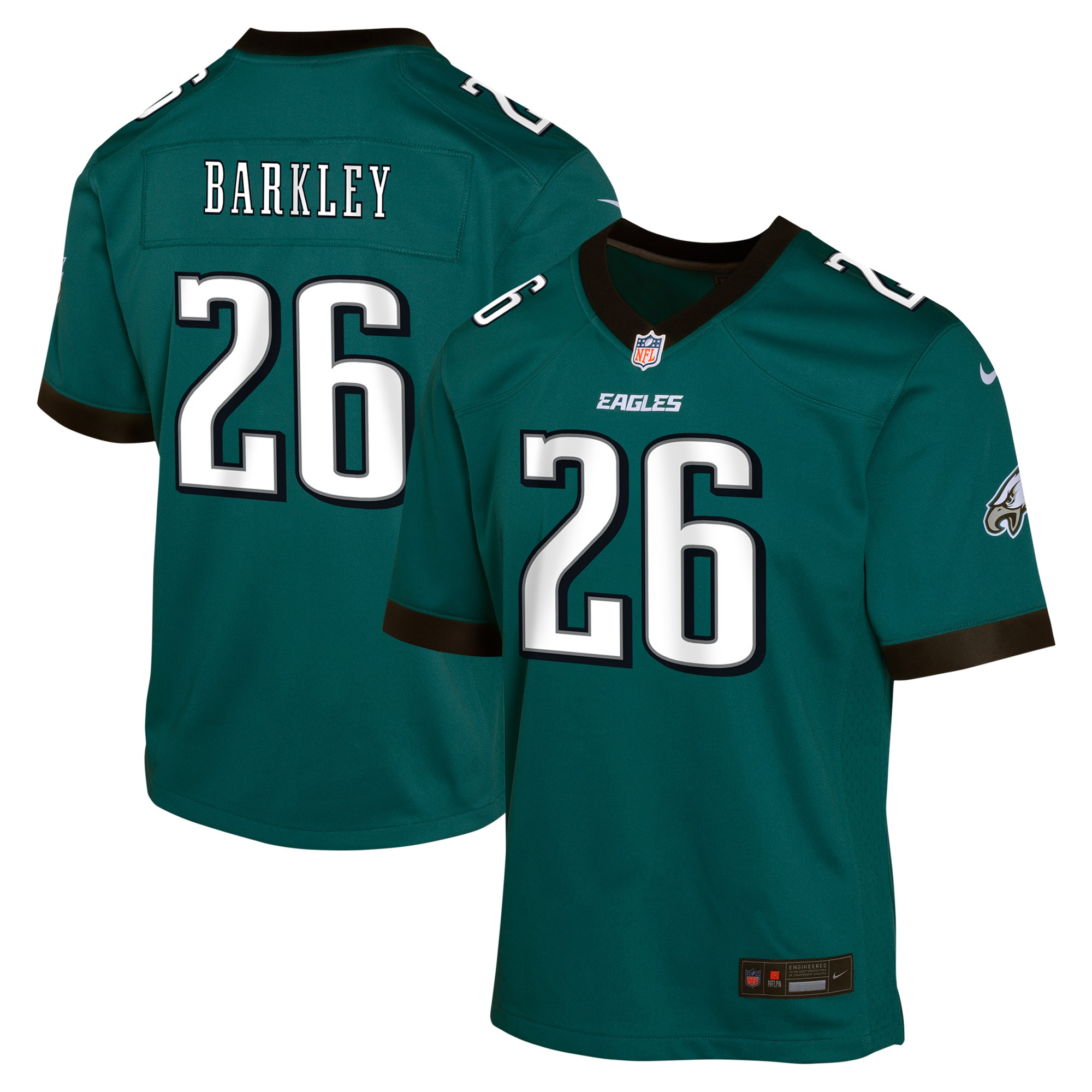 Saquon Barkley Philadelphia Eagles Nike Youth Game Jersey - Green | Fanatics