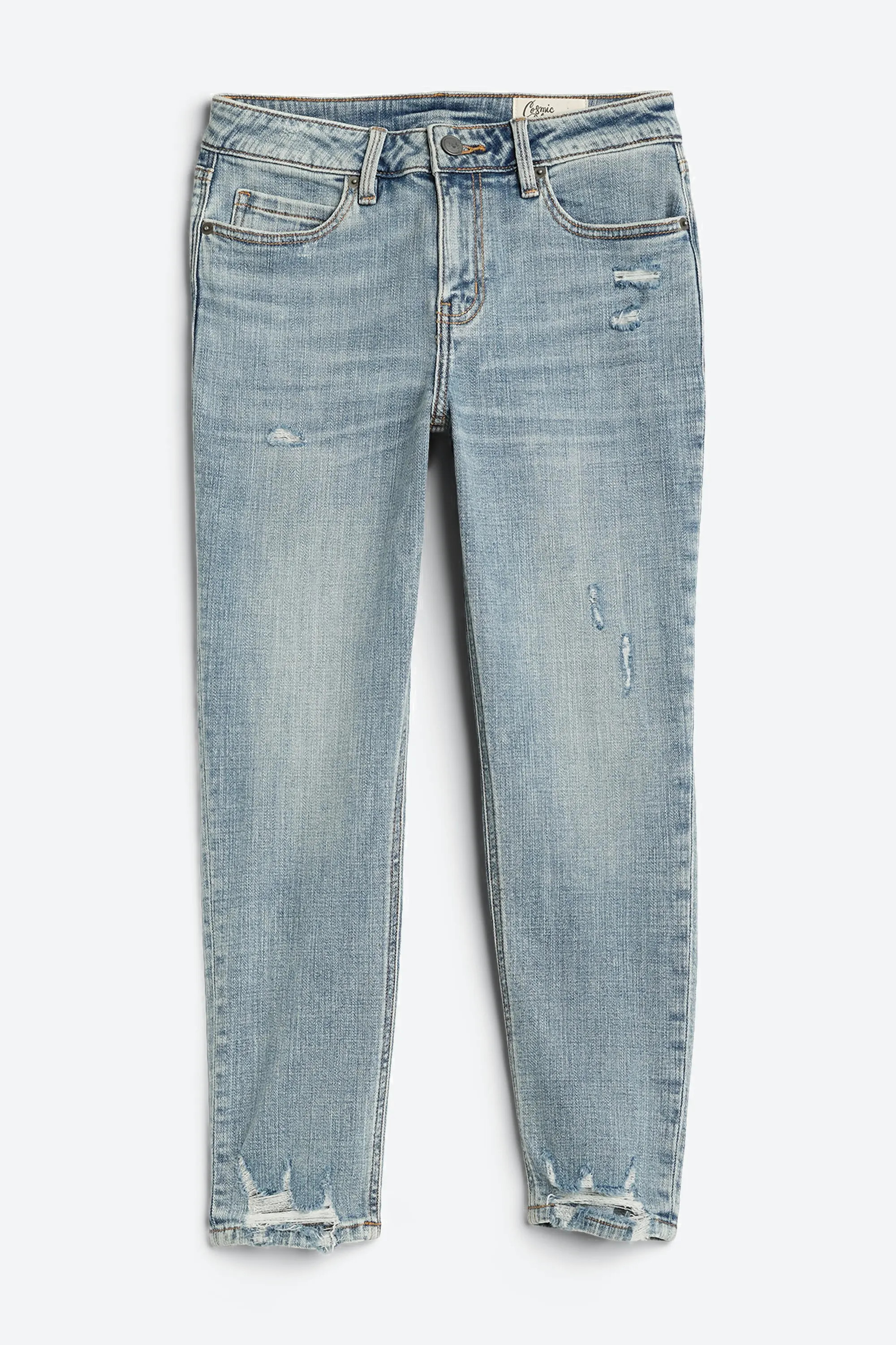 Adrianne Boyfriend Distressed Crop Jean | Stitch Fix