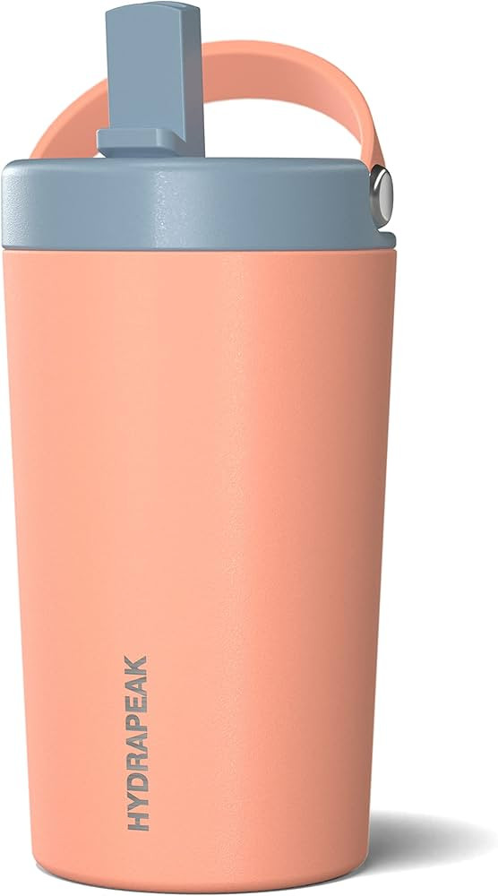Hydrapeak Junior 14oz Insulated Kids Water Bottle with Straw Lid - Stainless Steel Double Walled ... | Amazon (US)