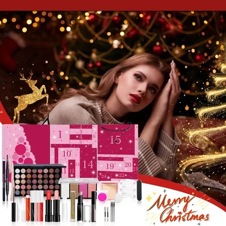 Makeup Advent Calendar 2024 All in One Makeup Kit For Woman Girls Teens Makeup Gift Set Full Kit Makeup Advent Calendar 2024 Makeup Sets Include Eyeshadow Lip Gloss Blush and so on | Walmart (US)