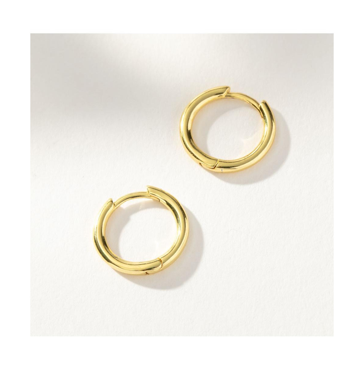 14K Gold-Plated Spellbound Huggie Earrings - Gold | Macy's