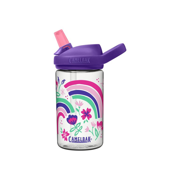 CamelBak Eddy+ Kids - Water bottle - Size 4.33 in x 3.11 in - Height 7.1 in - 14 fl.oz - rainbow ... | Walmart (US)
