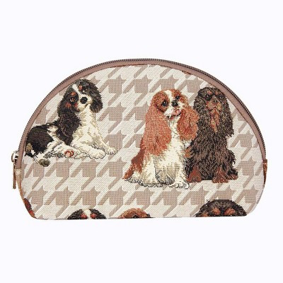 Signare USA King Charles Cavalier Spaniel Dog Cosmetic Bag/ Makeup Bag | Target