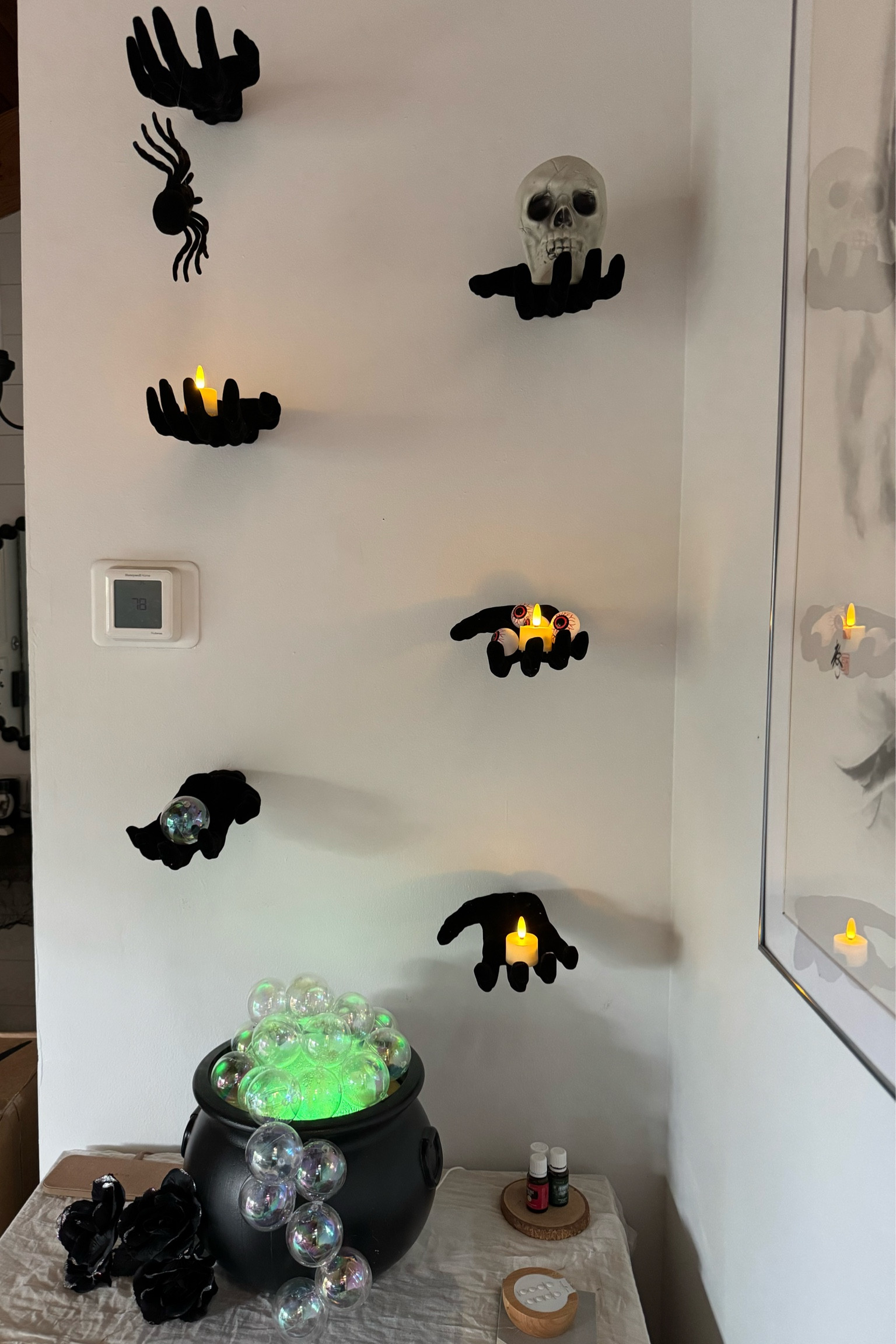 Fun Halloween wall! 

#LTKHome #LTKFindsUnder50 #LTKSeasonal