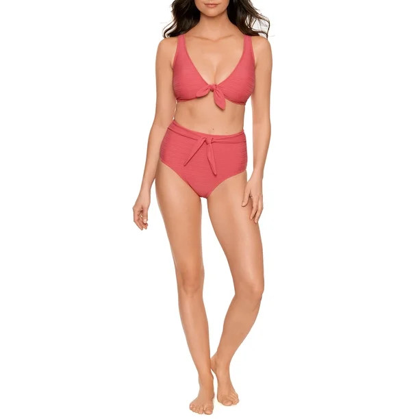Time and Tru Women’s Tie Waist Bikini Bottom | Walmart (US)