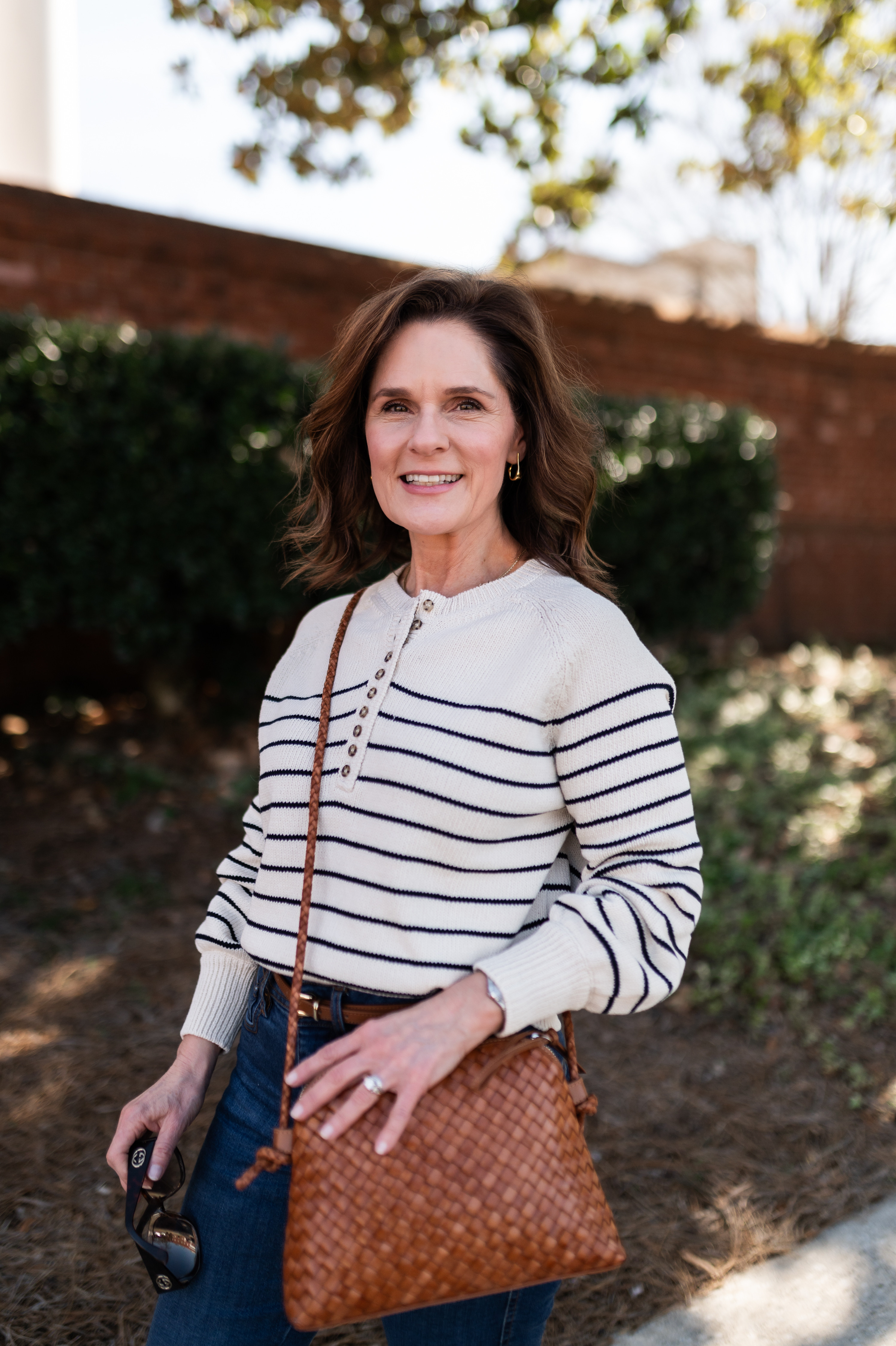 Cotton sweater and skinny jeans are a great combo for an elevated casual spring look.

Sezane cotton sweater is petite friendly.  Wearing a size XXS.

woven leather crossbody bag 

 

#LTKOver40 #LTKPetite #LTKStyleTip