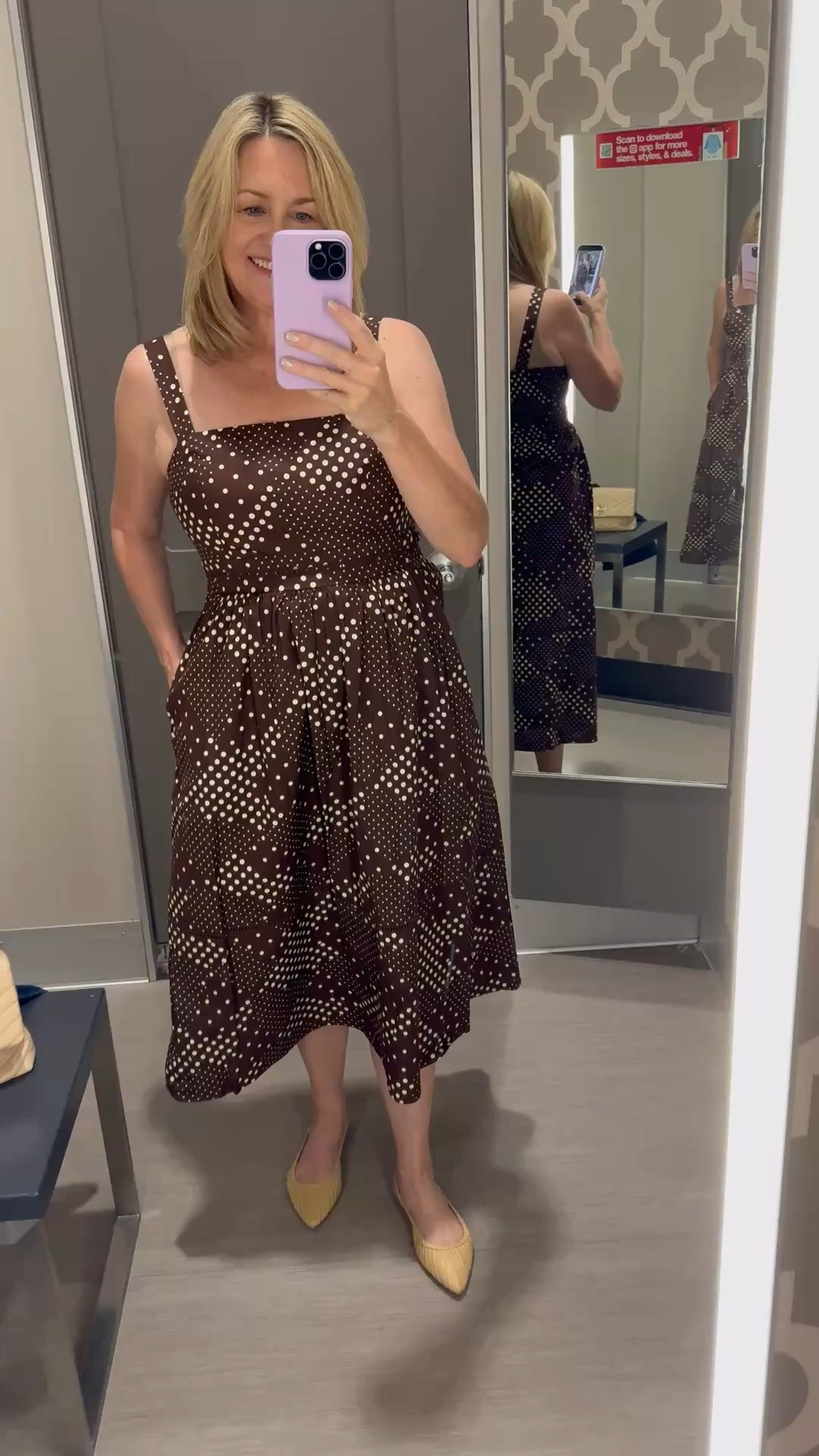 Look at this adorable dress to transition into fall!  Wear now and add a cardigan or blazer for fall

#LTKootd #LTKSeasonal #LTKMidsize
