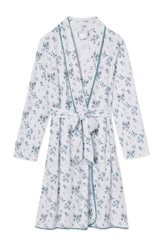 Pima Robe in Fleur | LAKE Pajamas