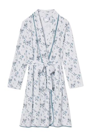 Pima Robe in Lavender Fields | LAKE Pajamas