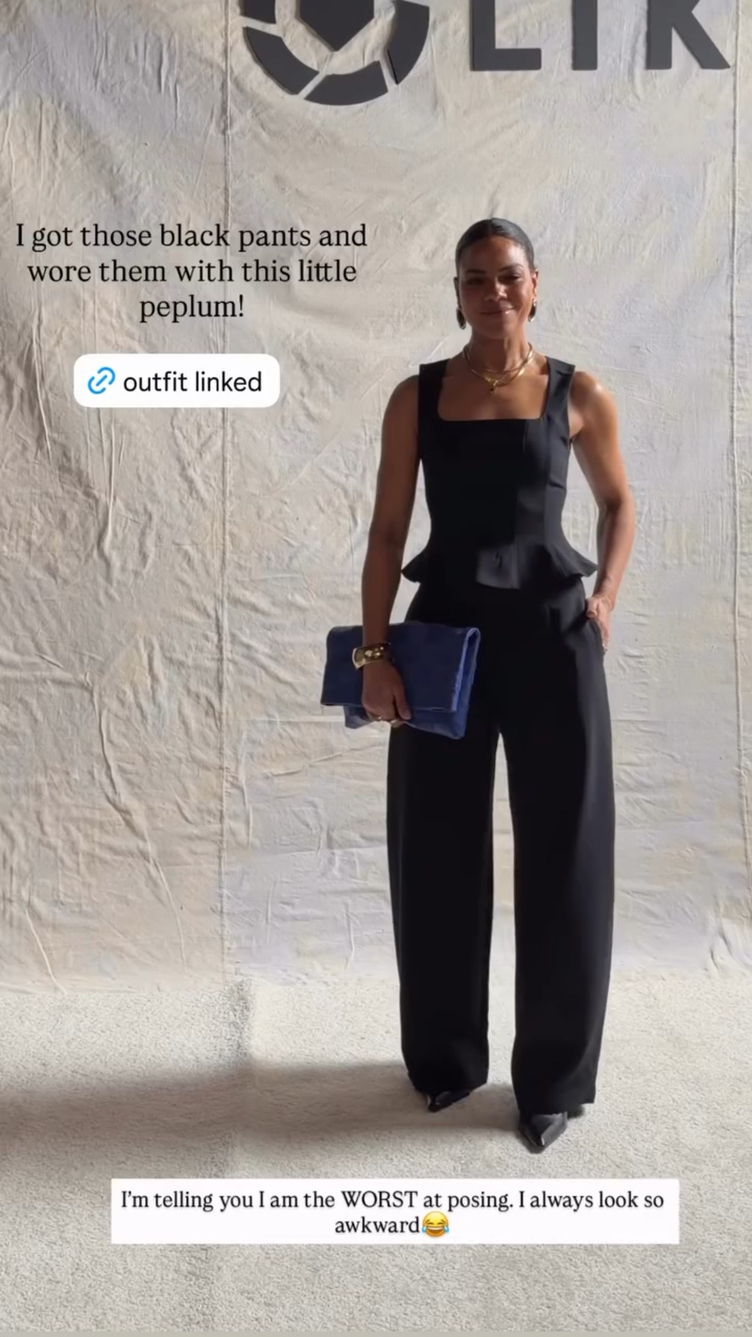 What I wore! Black barrel pants- size UP. I’m 5’4” and got the regular length. Top is tts! 

#LTKstorytime #LTKvlog #LTKootd