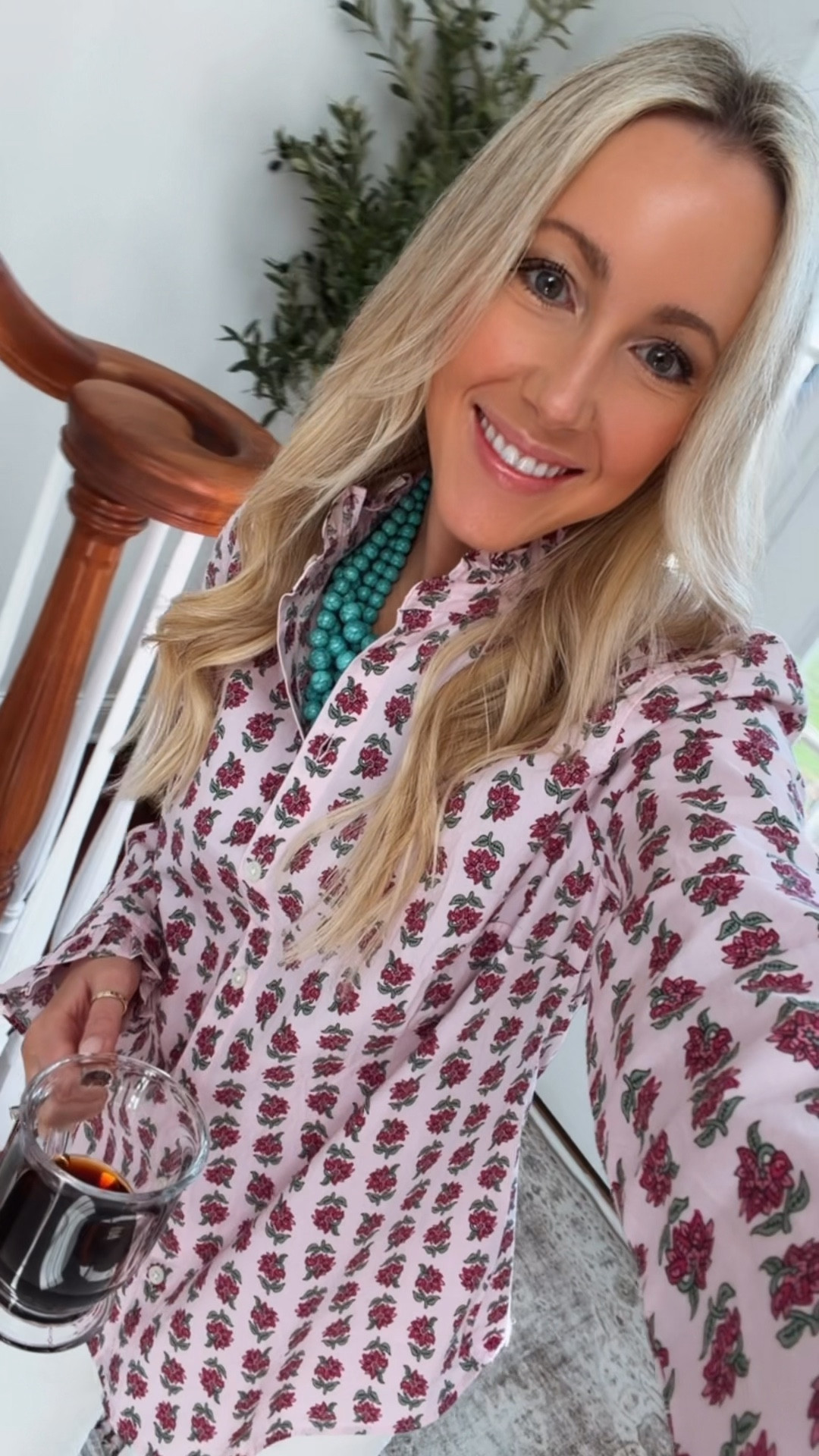 Easter brunch ootd! Love this floral button down from JCrew factory! And these straight leg white denim are so perfect for spring! Perfect spring  outfit for work! @jcrew 

#LTKSaleAlert #LTKootd #LTKWorkwear