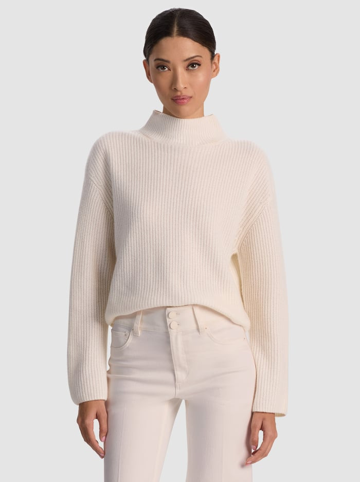 NANCE RIBBED TURTLENECK | Alice + Olivia