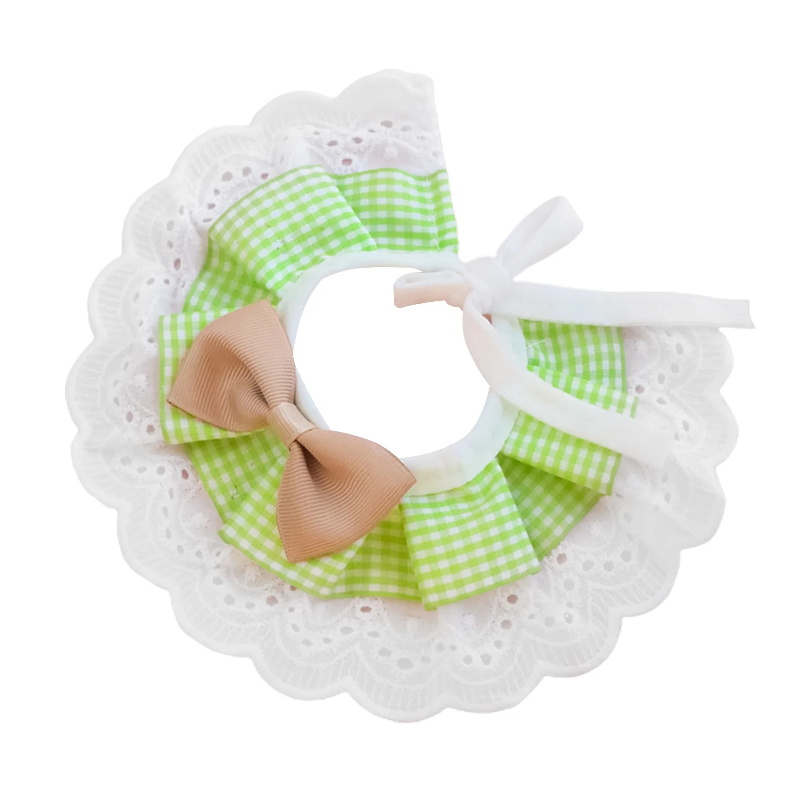 Purrfect Pet Bib Lace Trim Washable Friendly to Skin Wear Resistant Fade-Resistant Easy-wearing P... | Walmart (US)