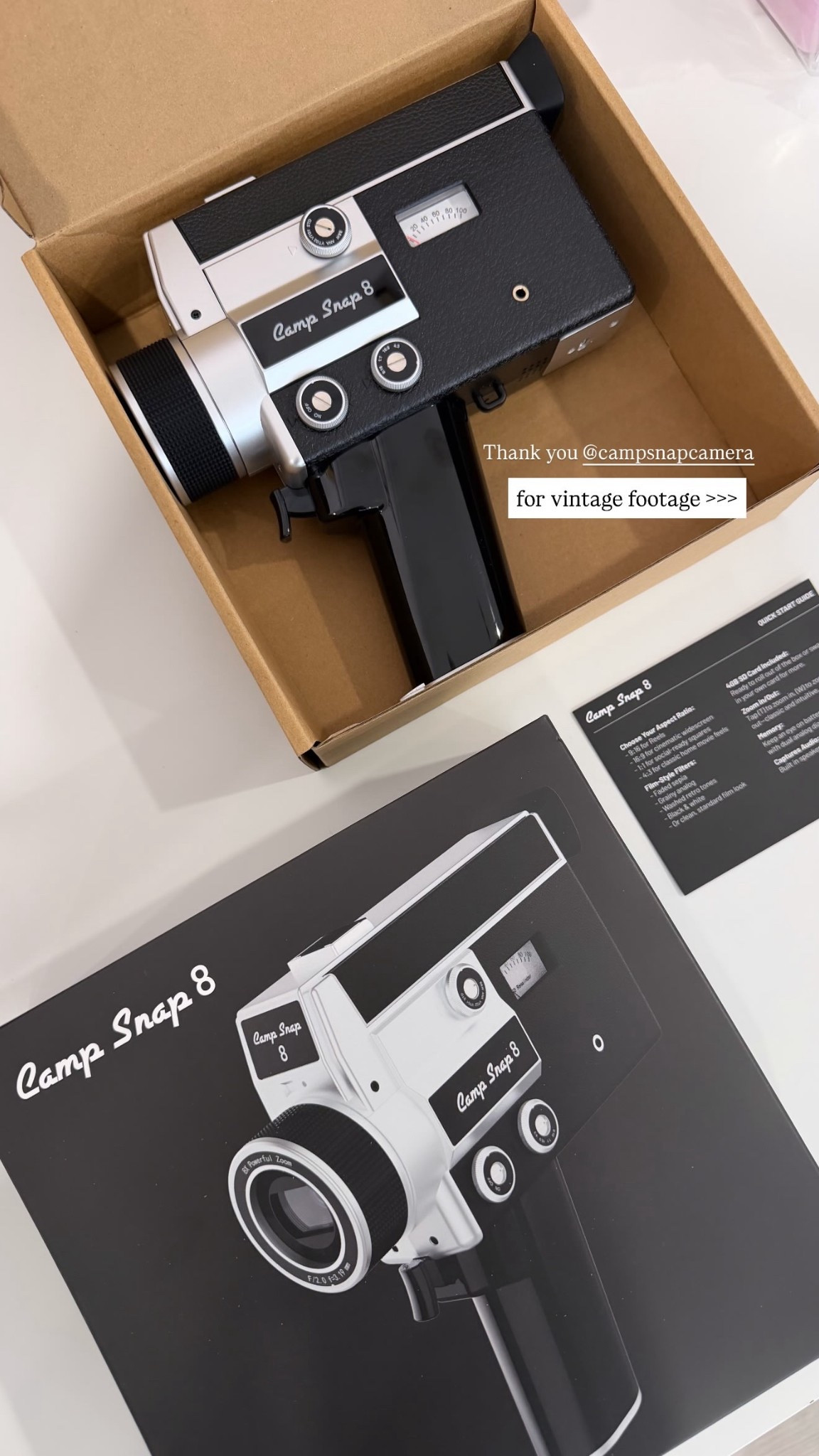 Gifted the cutest little point and shoot video camera from Camp Snap. It captures that raw, vintage feel everyone loves right now, even Taylor Swift has been spotted using it. Totally giving this to the kids to record from their POV!

#LTKgiftguide #LTKhome #LTKfamily