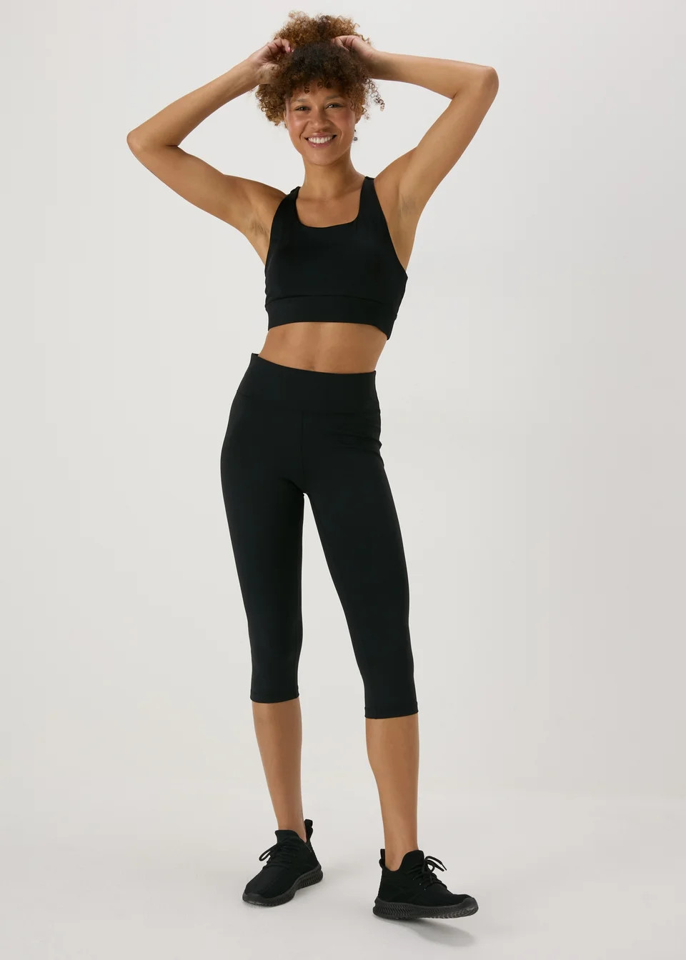 Souluxe Black Capri Leggings | Matalan (UK)