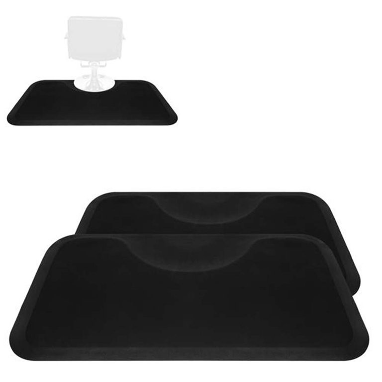 Topcobe 3' x 5' - 1/2" Thick Salon Anti Fatigue Mat for Hair Stylist, Rectangle Comfort Barber Sh... | Walmart (US)