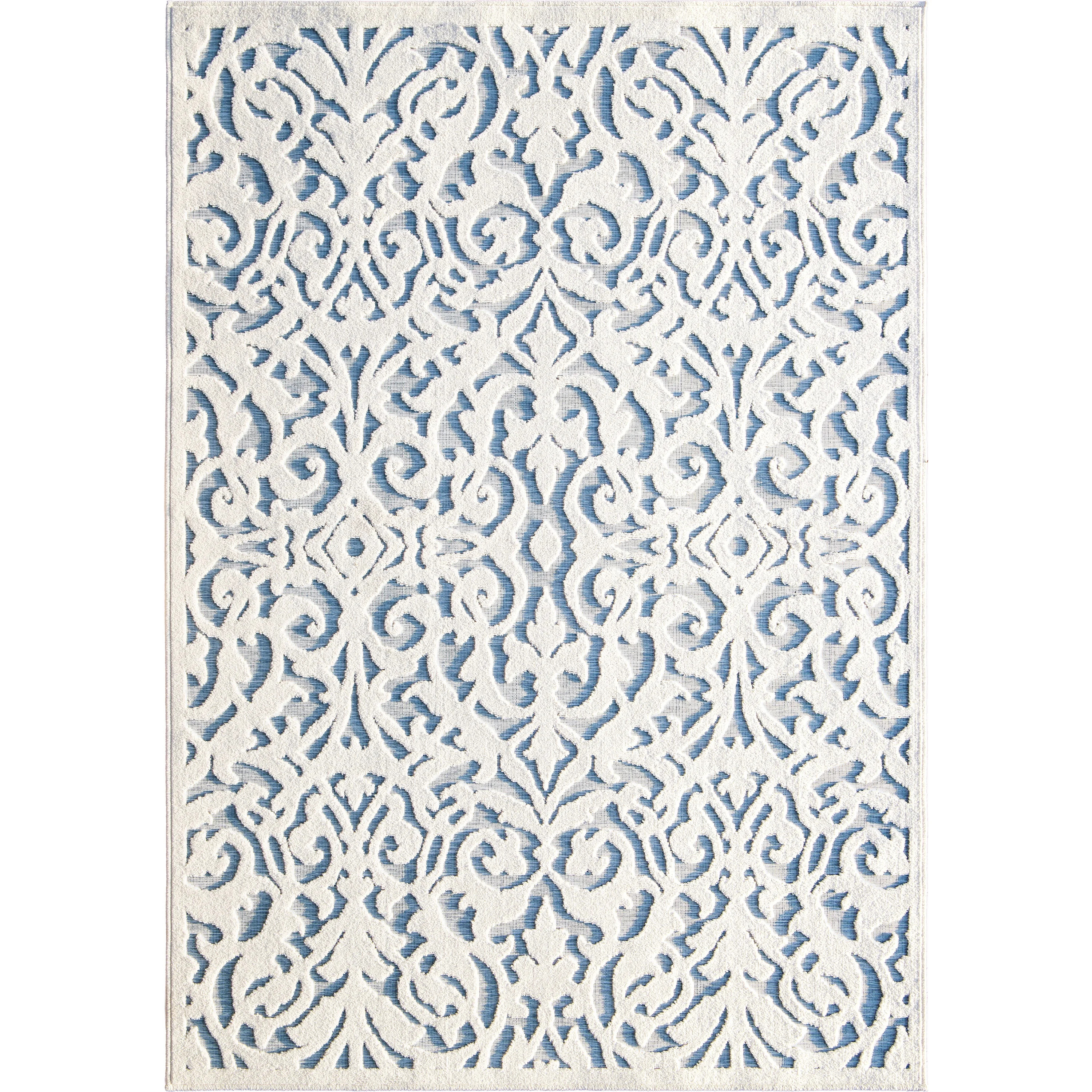 My Texas House Ladybird, Modern Farmhouse, Damask, Woven Area Rug, 7'9" x 10'10" | Walmart (US)
