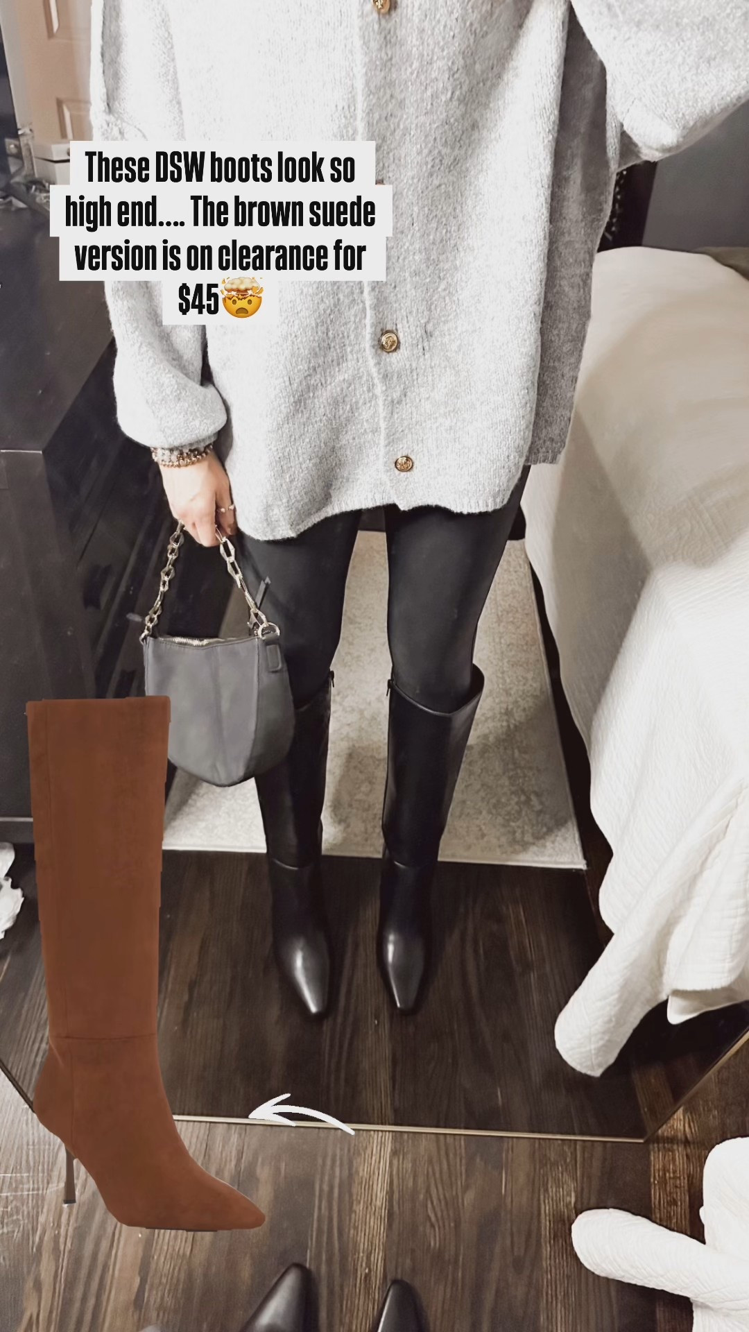 Gorgeous dsw tall black and brown boots

These boots elevate any look!!


#LTKSaleAlert #LTKootd #LTKFindsUnder100