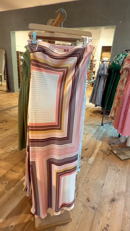 stunning strapless silhouette, the Fleur puts a modern spin on the classic slip dress, complete with a slightly flared hem for making moves. Comes in 5 more prints. 
Add a shrug denim jacket or wrap and add your own accessories

#LTKOver40 #LTKWedding #LTKgrwm