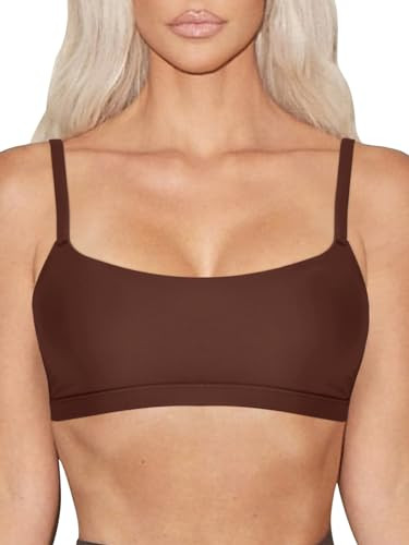 REORIA Women's Basic Scoop Neck Wireless No Padding Bralette Ultra Comfortable Soft Smoothing Sea... | Amazon (US)