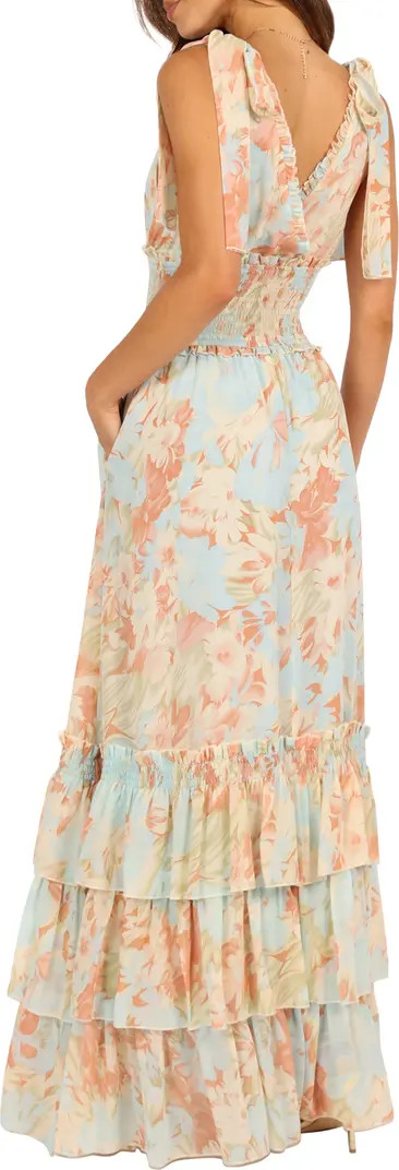 Petal & Pup Christabel Floral Print Sleeveless Tiered Maxi Dress | Nordstrom | Nordstrom