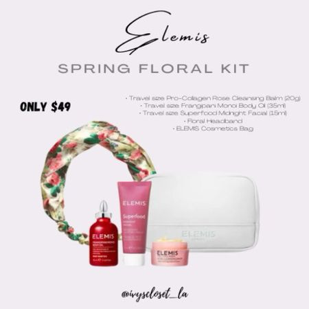 This would be a cute little Mother’s Day gift or teachers gift! Love their cleansing balm and face food oil! This floral headband is adorable too!! 

#LTKbeauty #LTKsalealert