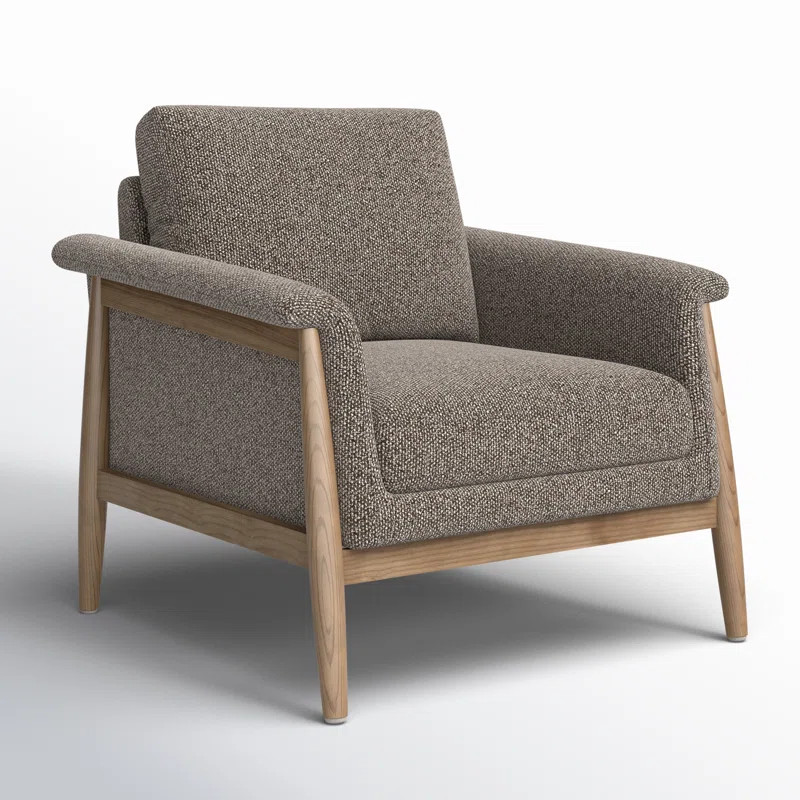 Minetta Accent Chair With Solid Wood Legs | Wayfair North America