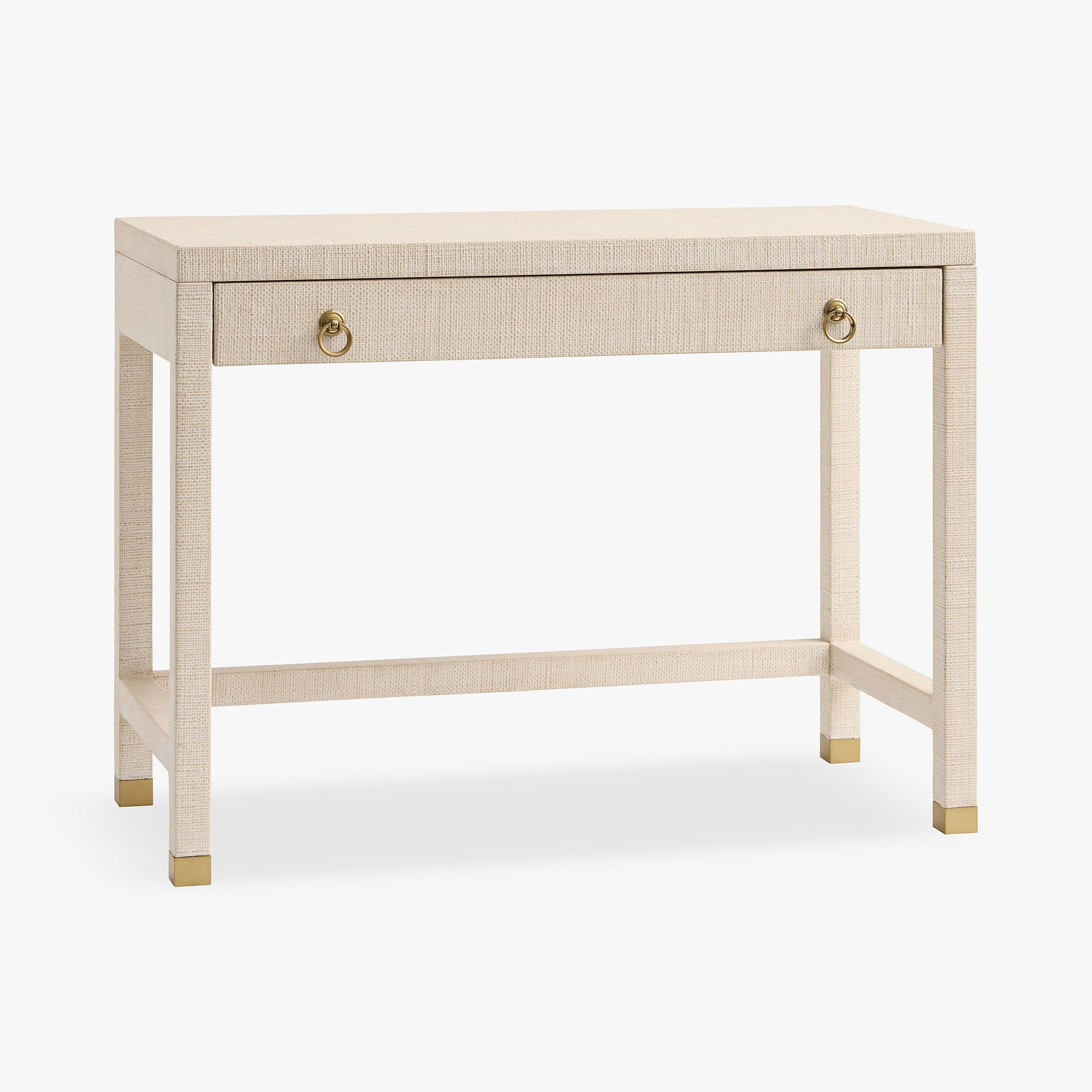 AERIN Raffia Writing Desk (40"w x 18"d) | Pottery Barn Teen