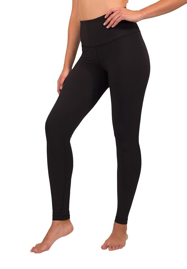 90 Degree By Reflex High Waist Squat Proof Interlink Leggings for Women | Amazon (US)