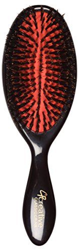 Creative Hair Brushes Classic Petite Natural Boar Bristles -Black | Amazon (US)