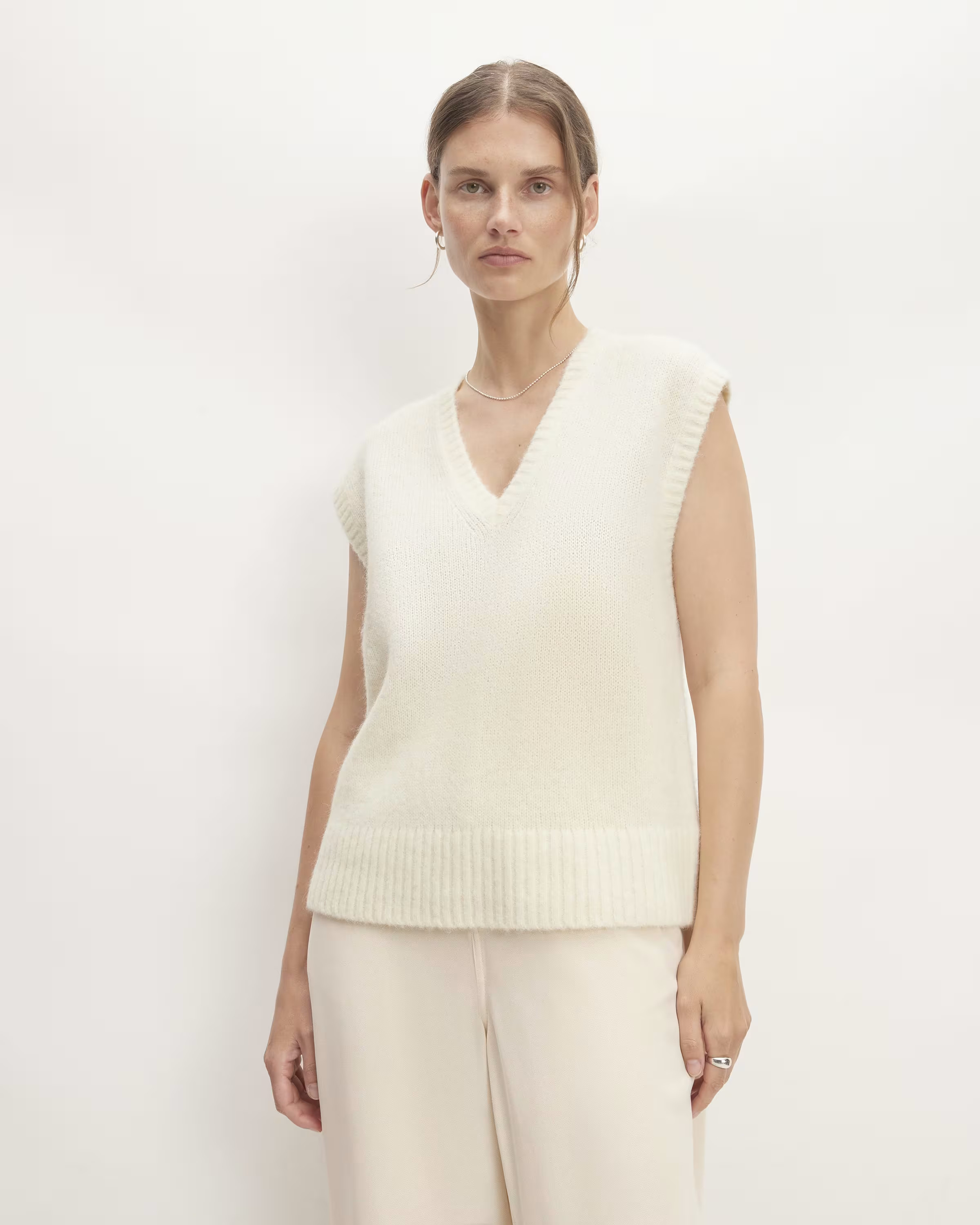 The Alpaca V-Neck Vest | Everlane