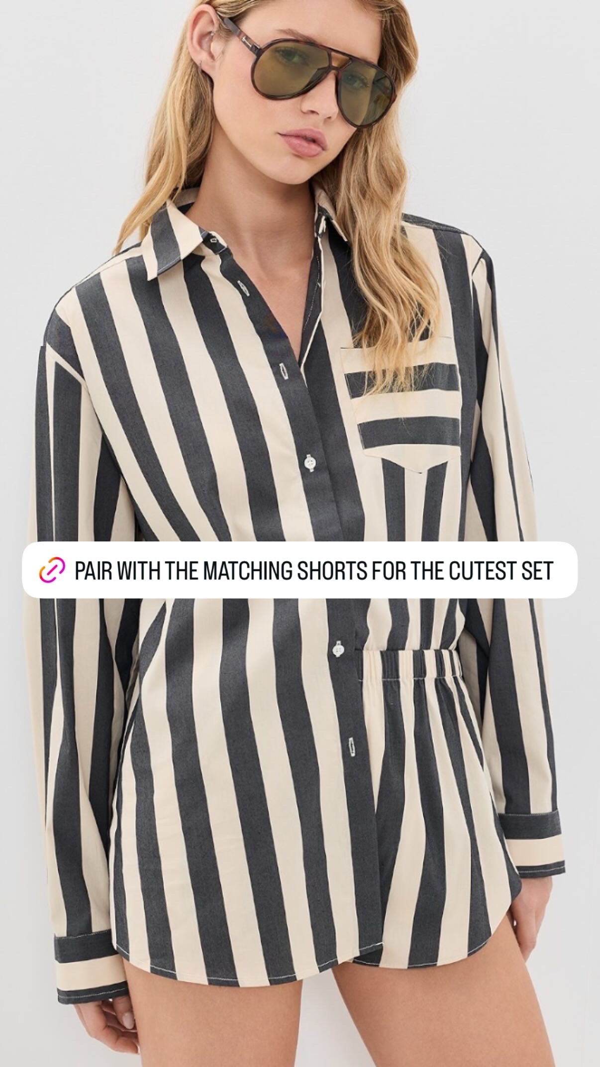 Pair this striped button down top with the matching shorts for the cutest set! Sharing a roundup of elevated everyday casual finds that I'm eyeing. From shorts, to hats, to sneakers, and sweaters, lightweight jackets, and more!  

 #LTKootd #LTKSeasonal #LTKActive