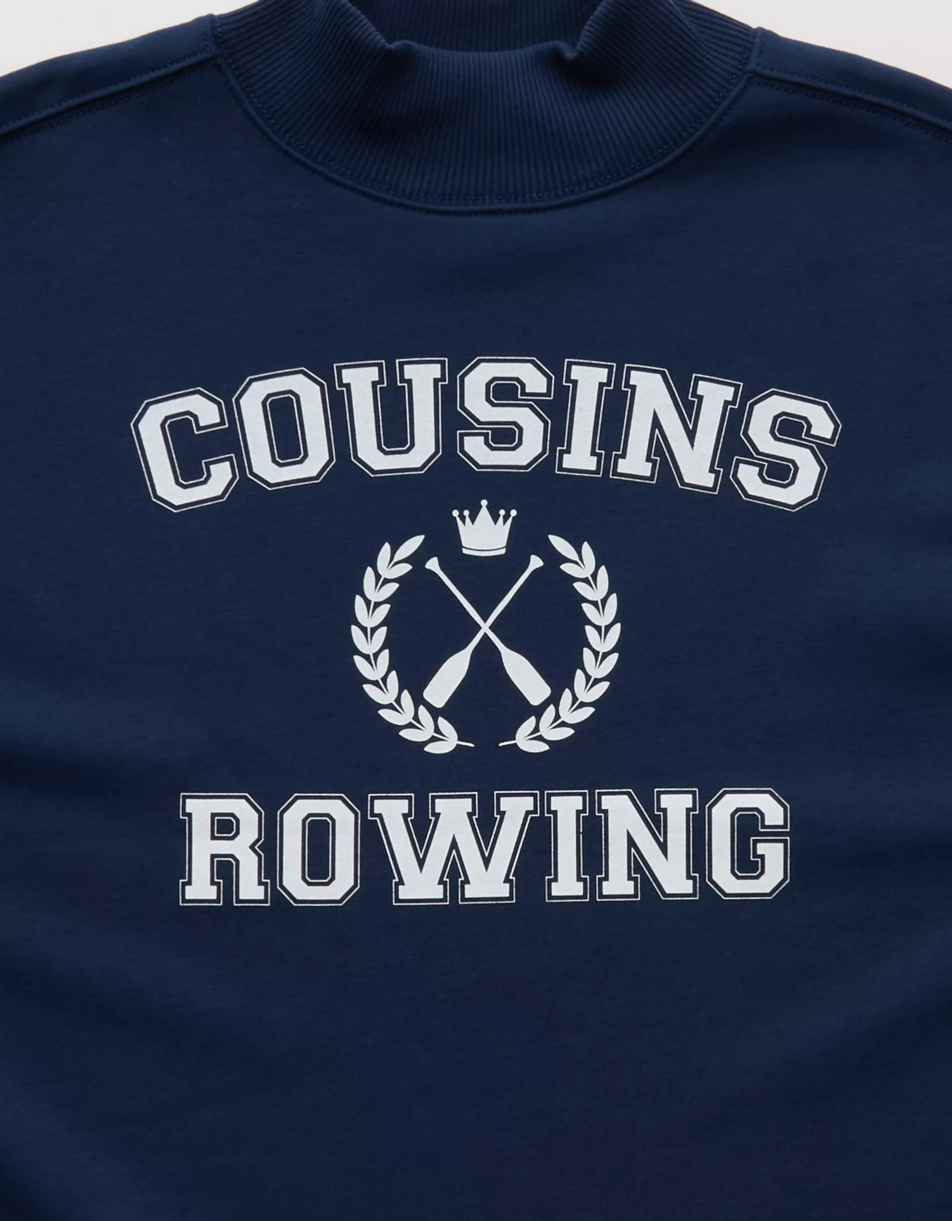 AE x The Summer I Turned Pretty Mock Neck Sweatshirt | American Eagle Outfitters (US & CA)