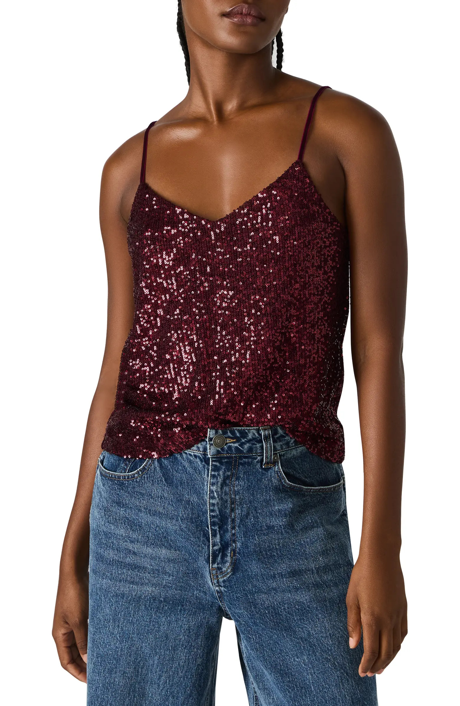 Steve Madden Stretch Sequin Camisole | Nordstromrack | Nordstrom Rack
