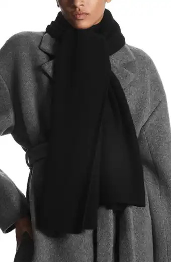 Boiled Cashmere Knit Scarf | Nordstrom