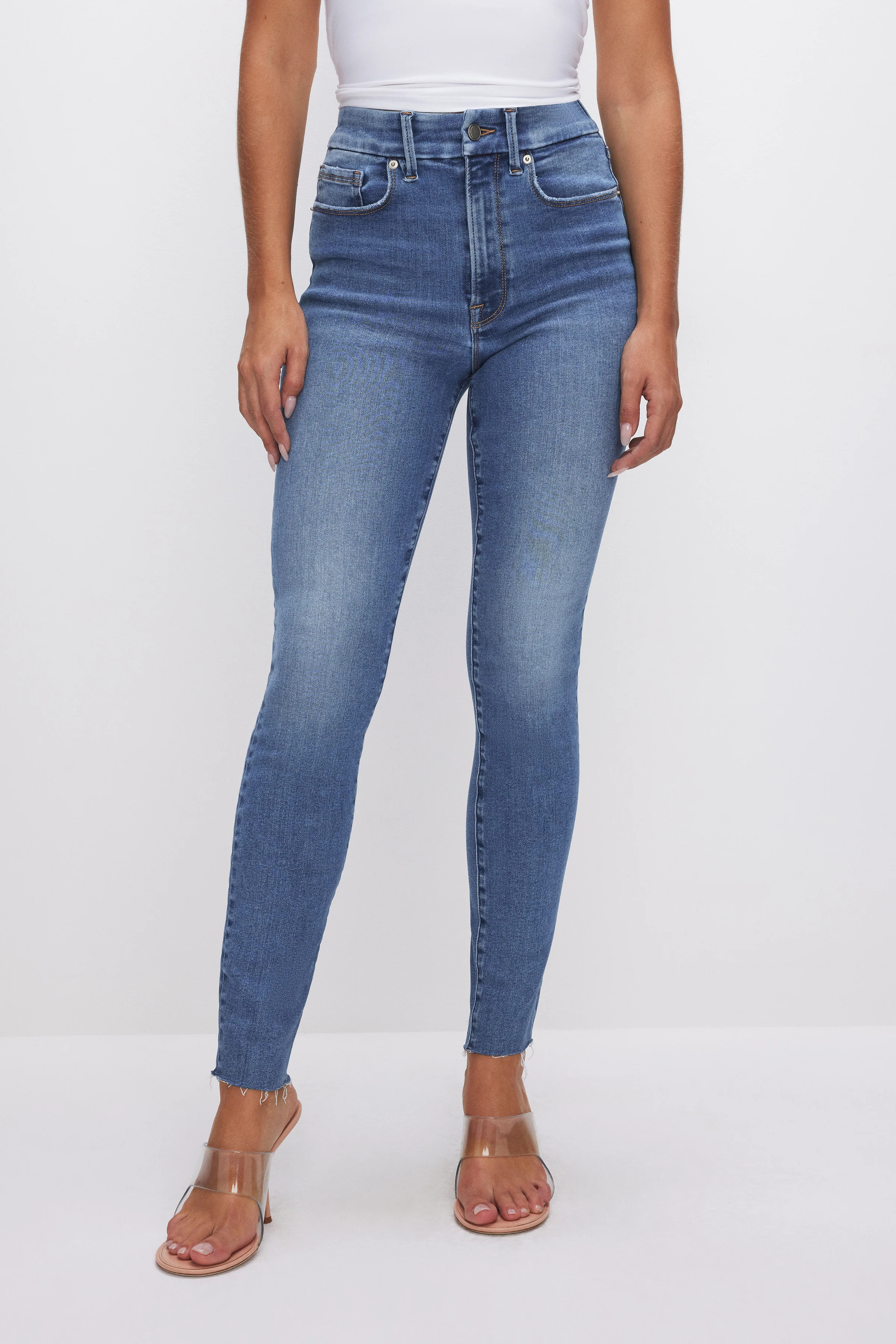 ALWAYS FITS GOOD WAIST SKINNY JEANS | INDIGO324 | Good American