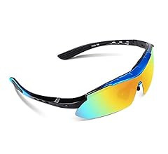 V VILISUN Polarized Sports Sunglasses for Men Women UV400 Cycling Glasses with 5 Interchangeable ... | Amazon (UK)