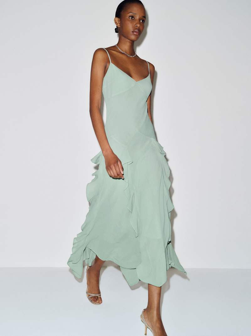 Reformation Allissa Dress Pink 2 | Reformation (Global)