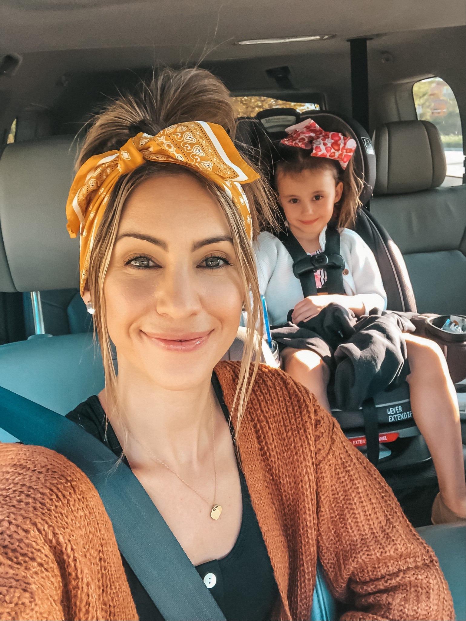 Loving these warm hues for the fall season! 🧡 Wearing a yellow scarf wrapped around my hair. This long burnt orange cardigan (pick the thick option!) over a black bodysuit give me all the feels 🥰. I accessorized with a gold heart necklace and some big studded earrings. 💛 Also linked my favorite go-to lipstick and the cutest bell bottom jeans!


Jenniferxerin. Stylewithjen. Fall outfit. Fall fashion. Thanksgiving outfit idea. Cozy style. Hair accessories. Jewelry favorites. Amazon finds. Autumn ootd. Jeans. Best Lipstick. Boots.

#LTKSeasonal #LTKfindsunder100 #LTKHoliday
