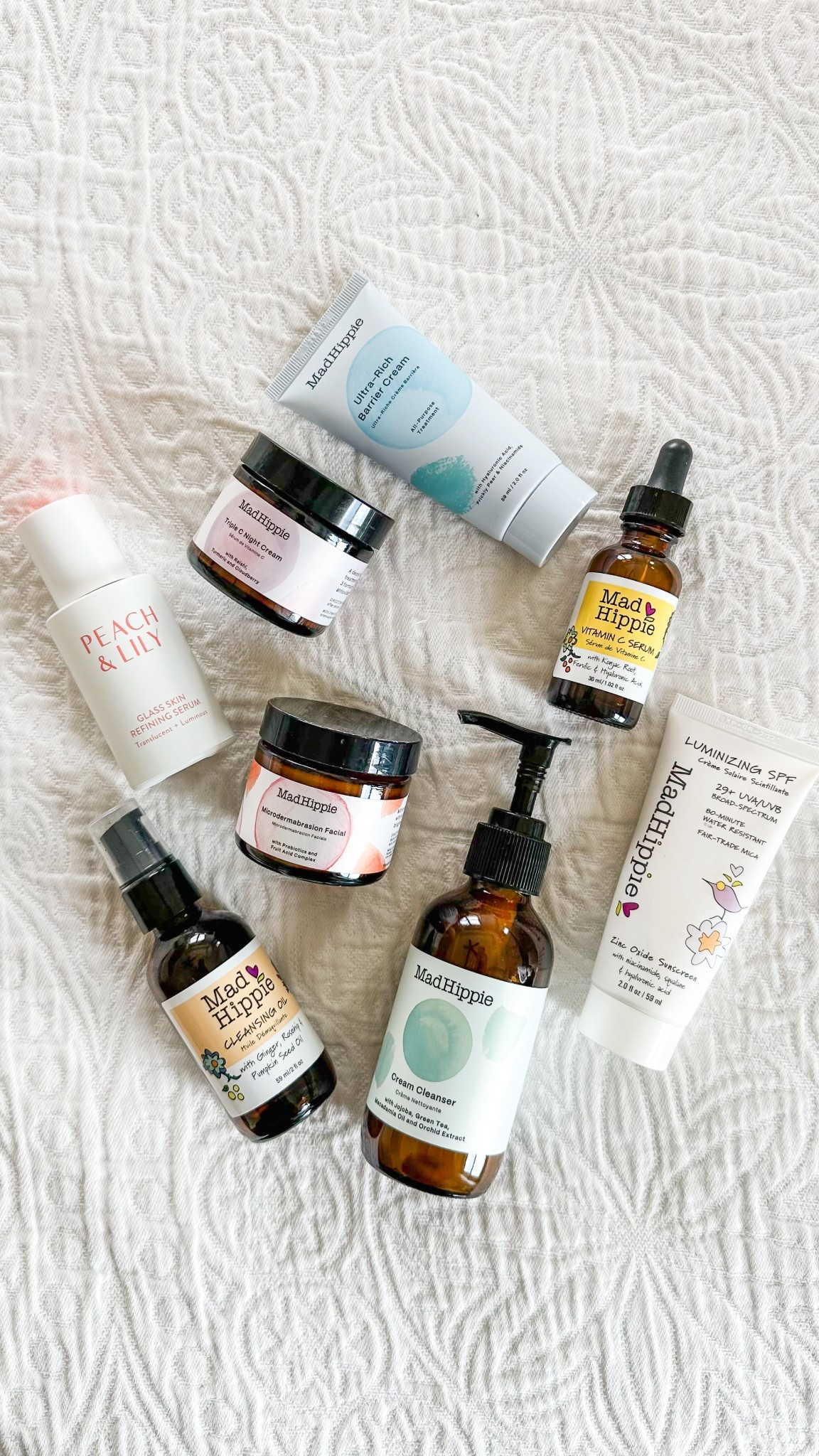 All my current skincare faves in one spot! 

If I had to pick just 3…
Peach & Lilly Glass Serum
Mad Hippie Barrier Cream
Mad Hippie Microdermabrasion

#LTKBeauty #LTKSaleAlert #LTKFindsUnder50