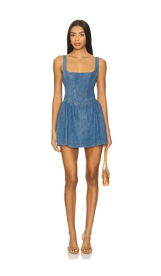 Nina Skort Dress in Blue | Revolve Clothing (Global)