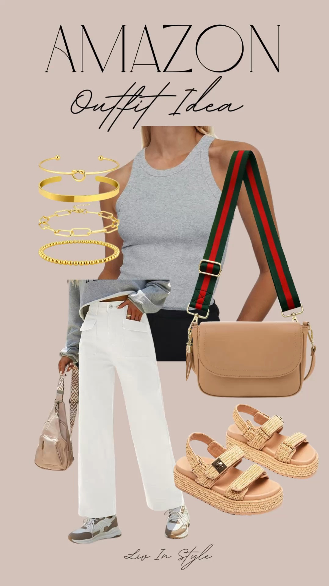Amazon summer outfit! White jeans, dupes, platform sandals, date night outfit 

#LTKVideo #LTKFindsUnder50 #LTKStyleTip