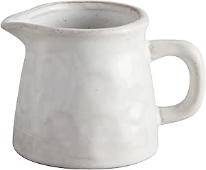 47th & Main Porcelain Mini Creamer Pitcher, 3" Tall, White | Amazon (US)