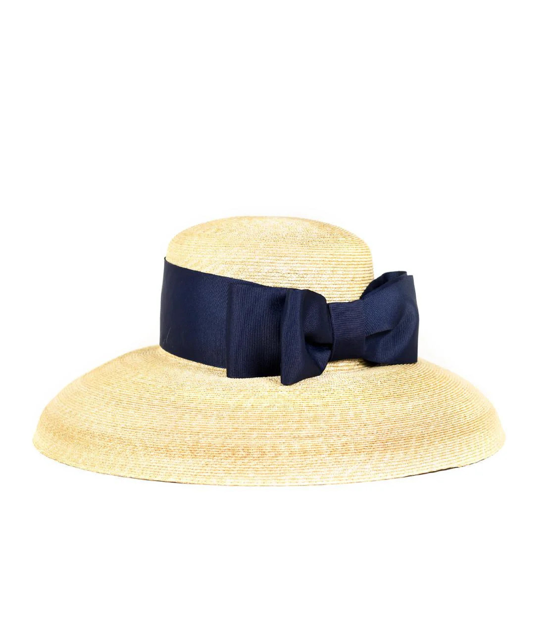 Lisi Lerch Straw Hat with Flat Bow and Stylish Adornment | Lisi Lerch Inc
