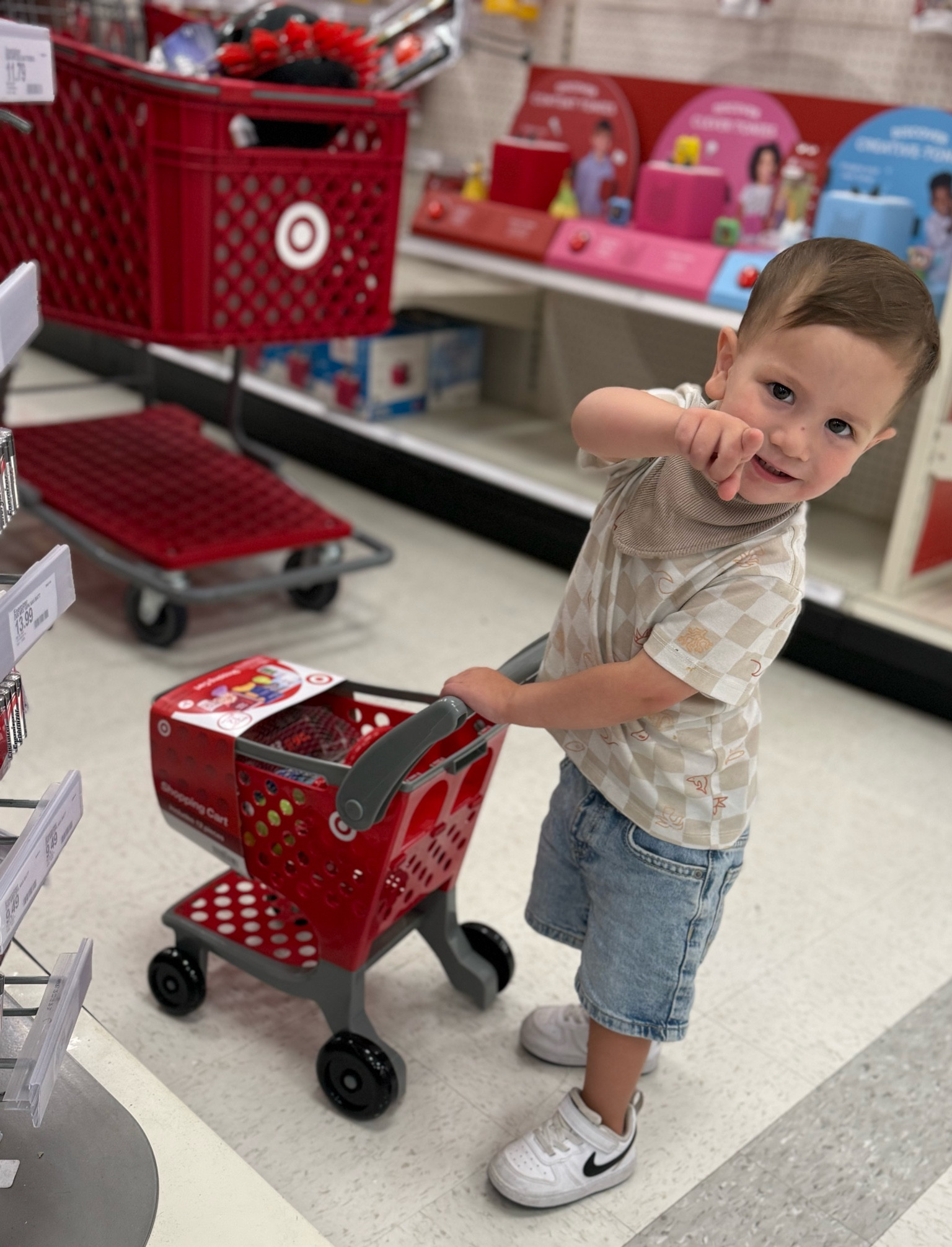 I can’t even with this cutie pie 😍 Pushing his own cart through @target like a little boss—wouldn’t let go the whole time! 🛒💪 Now it’s his favorite toy… he even strolled it all over the rink today 😂❤️ #TargetRunDoneRight #MiniShopper #CartGoals #TooCuteToHandle

#LTKBaby #LTKFindsUnder50 #LTKFamily