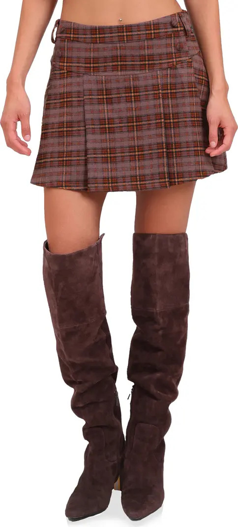 Plaid Pleated Miniskirt | Nordstrom
