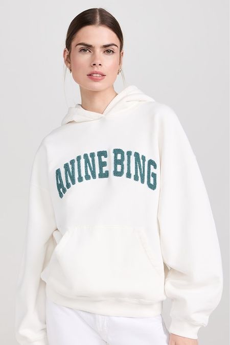 Cozy and chic Anine Bing sweatshirt hoodies for casual outfits, designer sale, gym athleisure #aninebing #sweatshirt #hoodies #shopbop #casual 

#LTKSeasonal #LTKtravel #LTKstyletip
