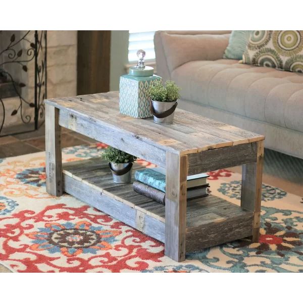 Easthampton Solid Wood Coffee Table with Storage | Wayfair North America