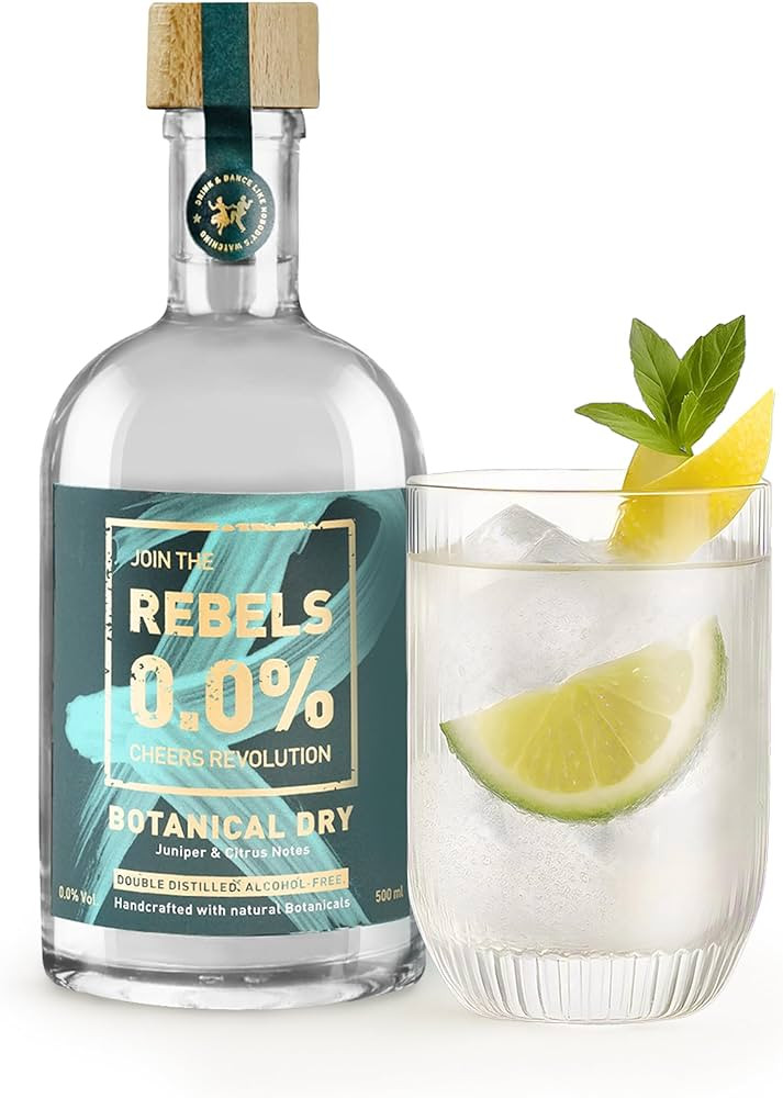 REBELS 0.0% alkoholfreie Gin Alternative | Doppelt destilliert für intensives Aroma | Preisgekr... | Amazon (DE)