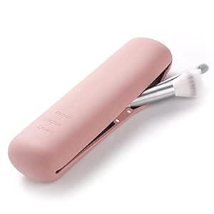 FERYES Large Travel Makeup Brush Holder, Magnetic Anti-fall Out Silicon Portable Cosmetic Face Br... | Amazon (US)